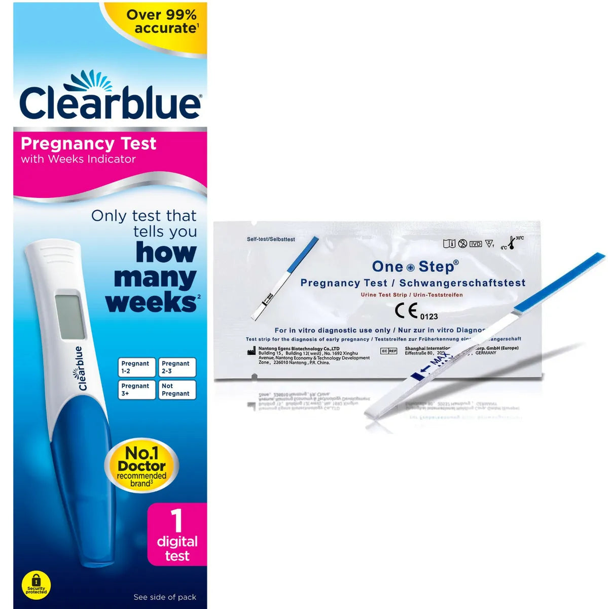 Pregnancy Tests - Clearblue Digital Pregnancy Test with Conception Indicator - Medaid - Lebanon