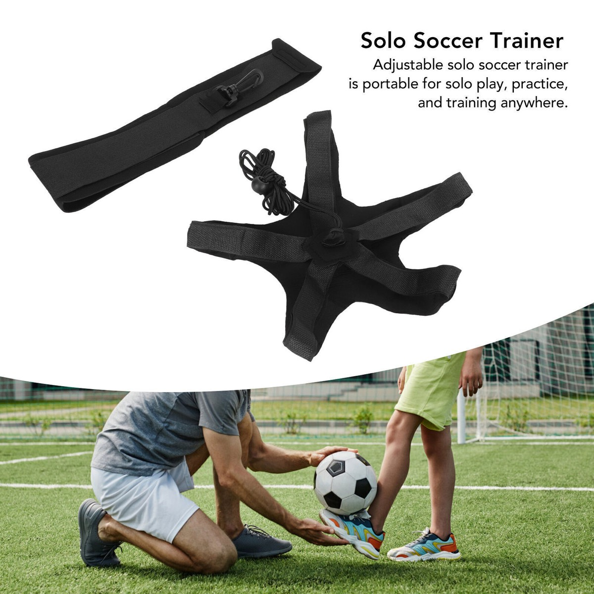 Professional Football Kick Throw Solo Practice Training Aid - Medaid International