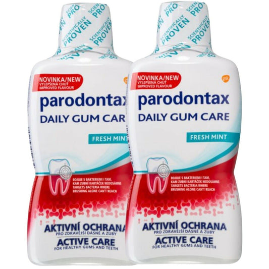 PARODONTAX DAILY GUM CARE Mouthwash 1+1 FREE - Medaid International