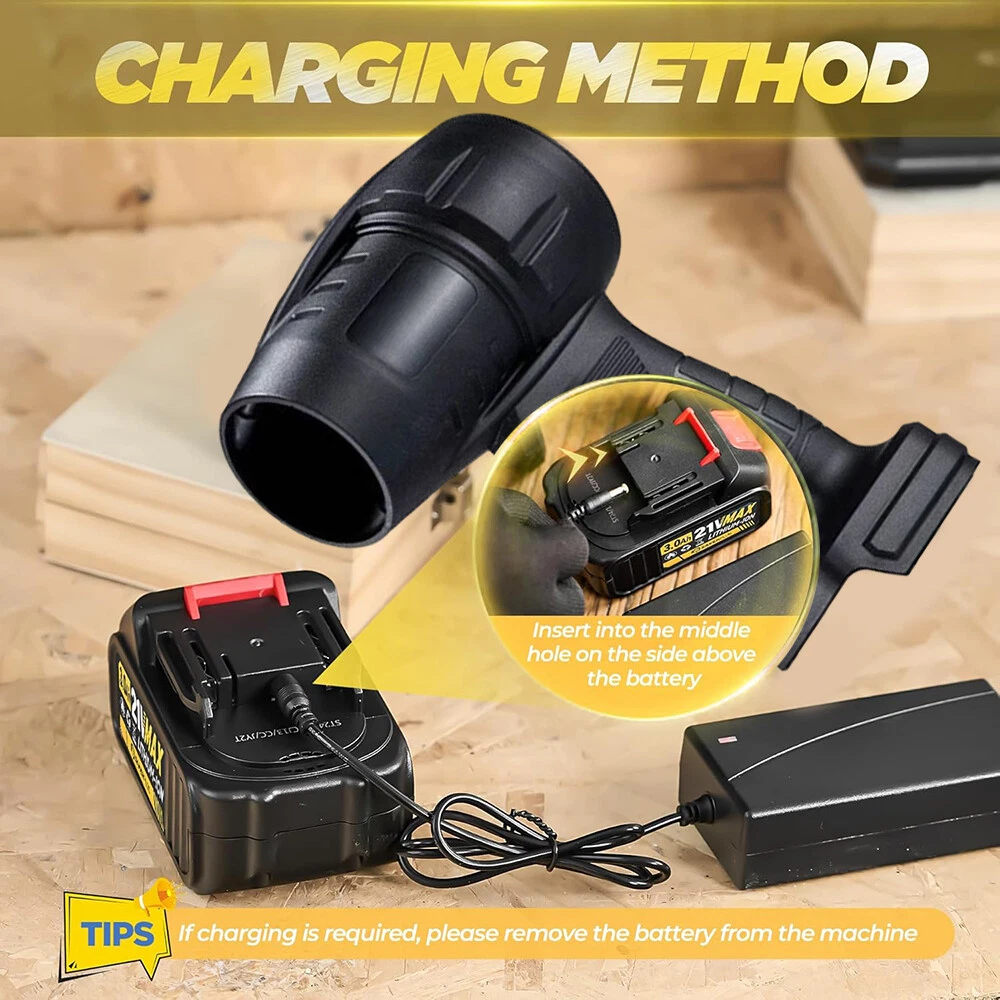 Air Pressure Power Blower Mini Cordless With Leaf Blower Cordless Compressed Air Duster 120mph for Car Wash - Medaid International