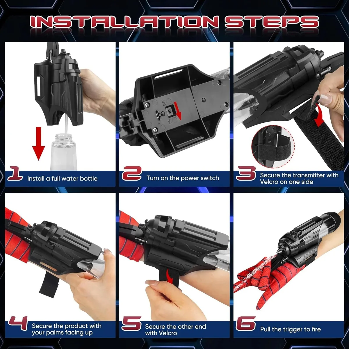 Spider Man Wrist Water Gun - Medaid International