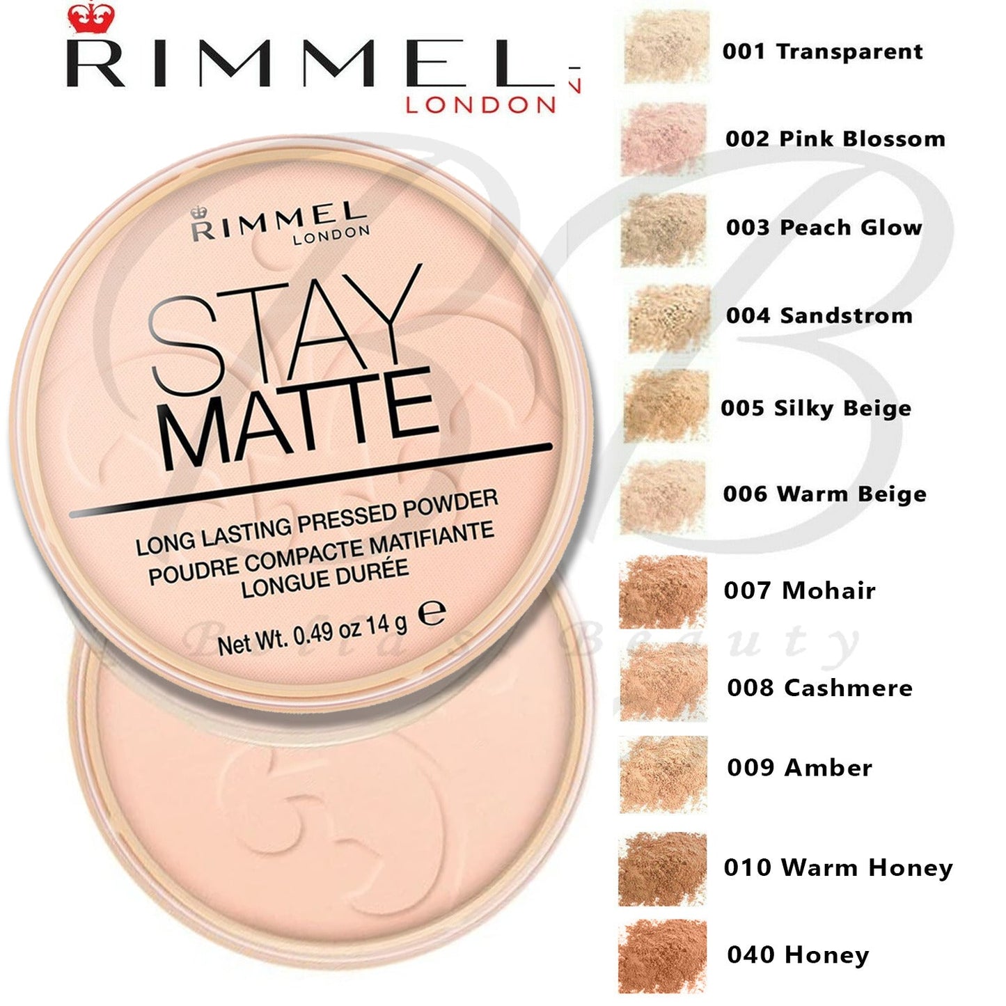 Rimmel stay matte powder 14g - Medaid