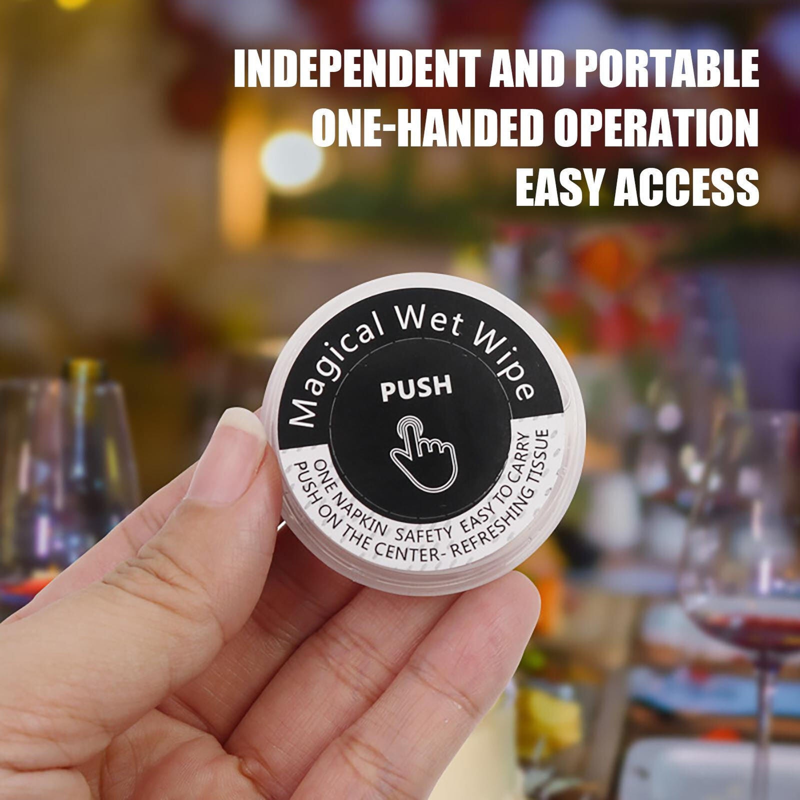 Compressed Wet Wipes, Portable wet wipes - Medaid International