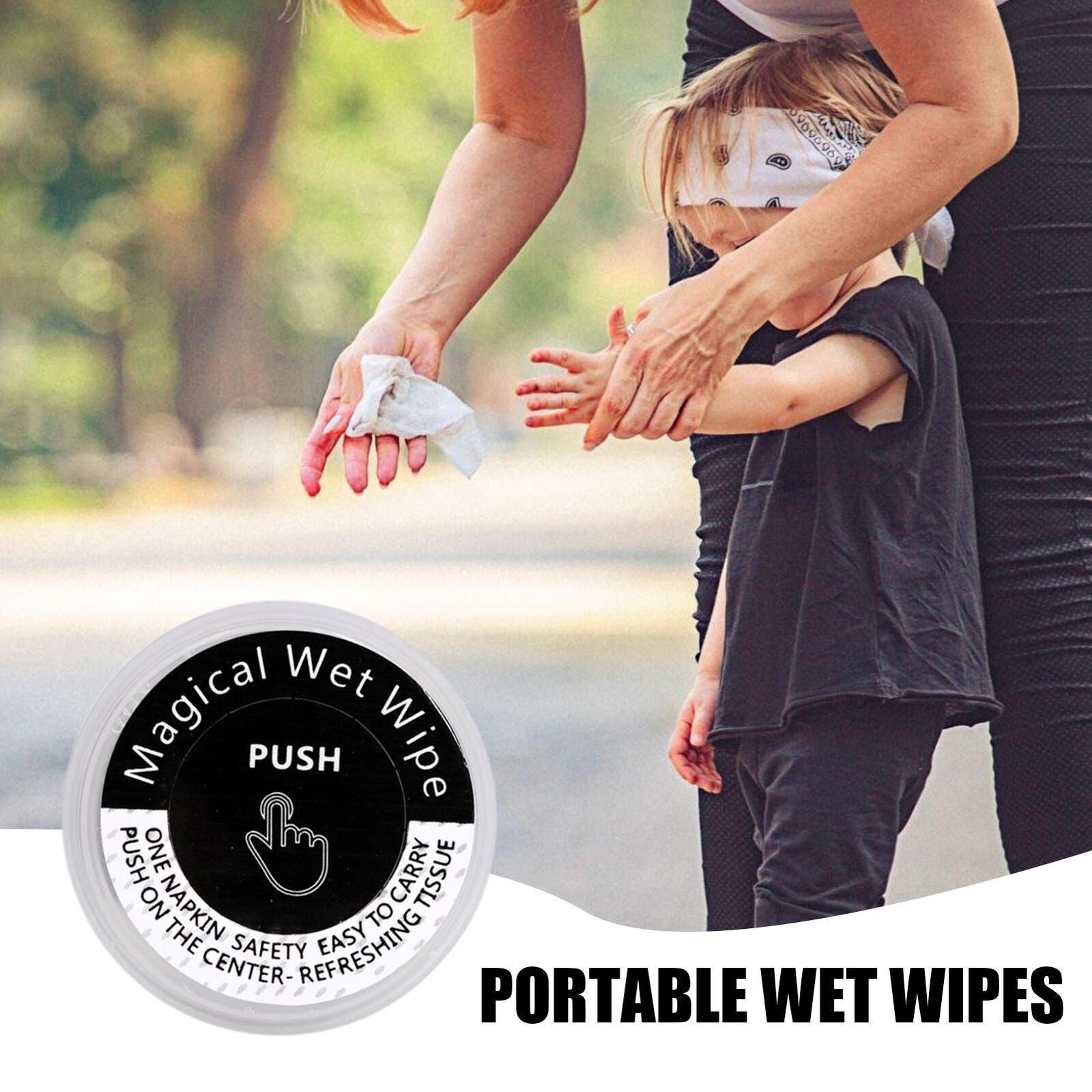 Compressed Wet Wipes, Portable wet wipes - Medaid International