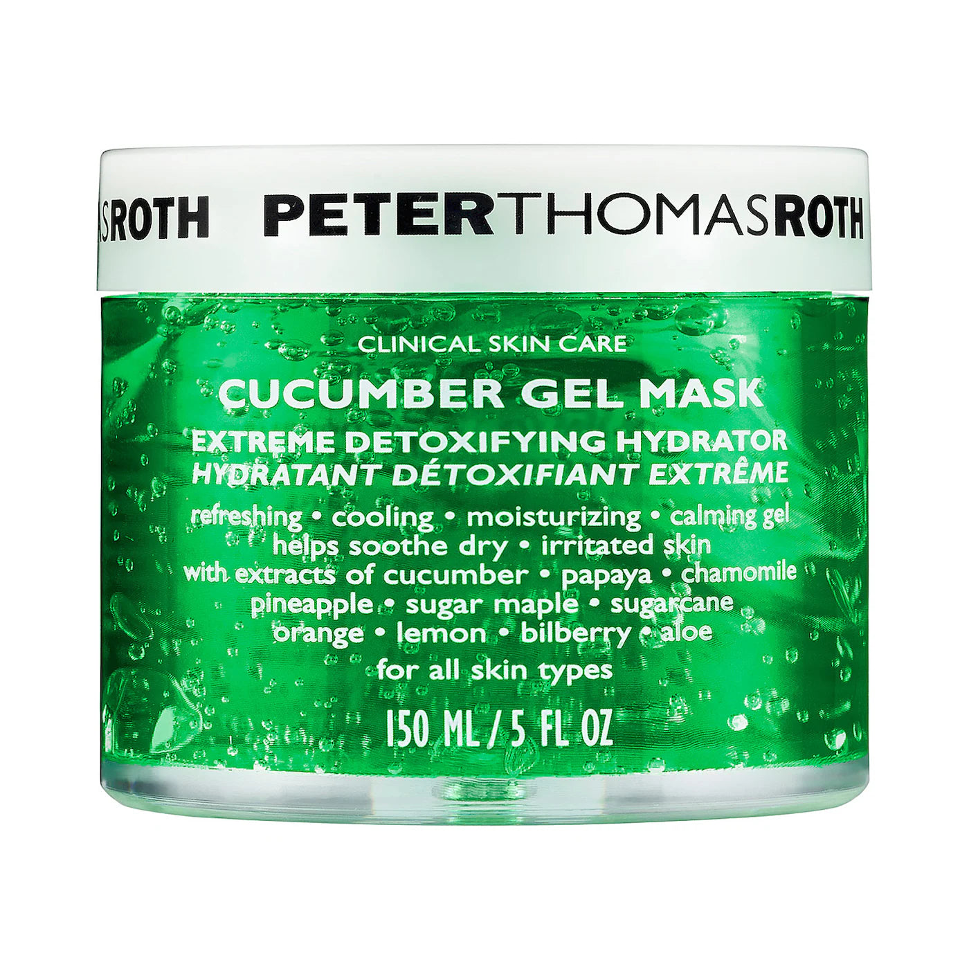 Peter Thomas Roth - Cucumber Gel Mask Extreme Detoxifying Hydrator | 150 mL - Medaid
