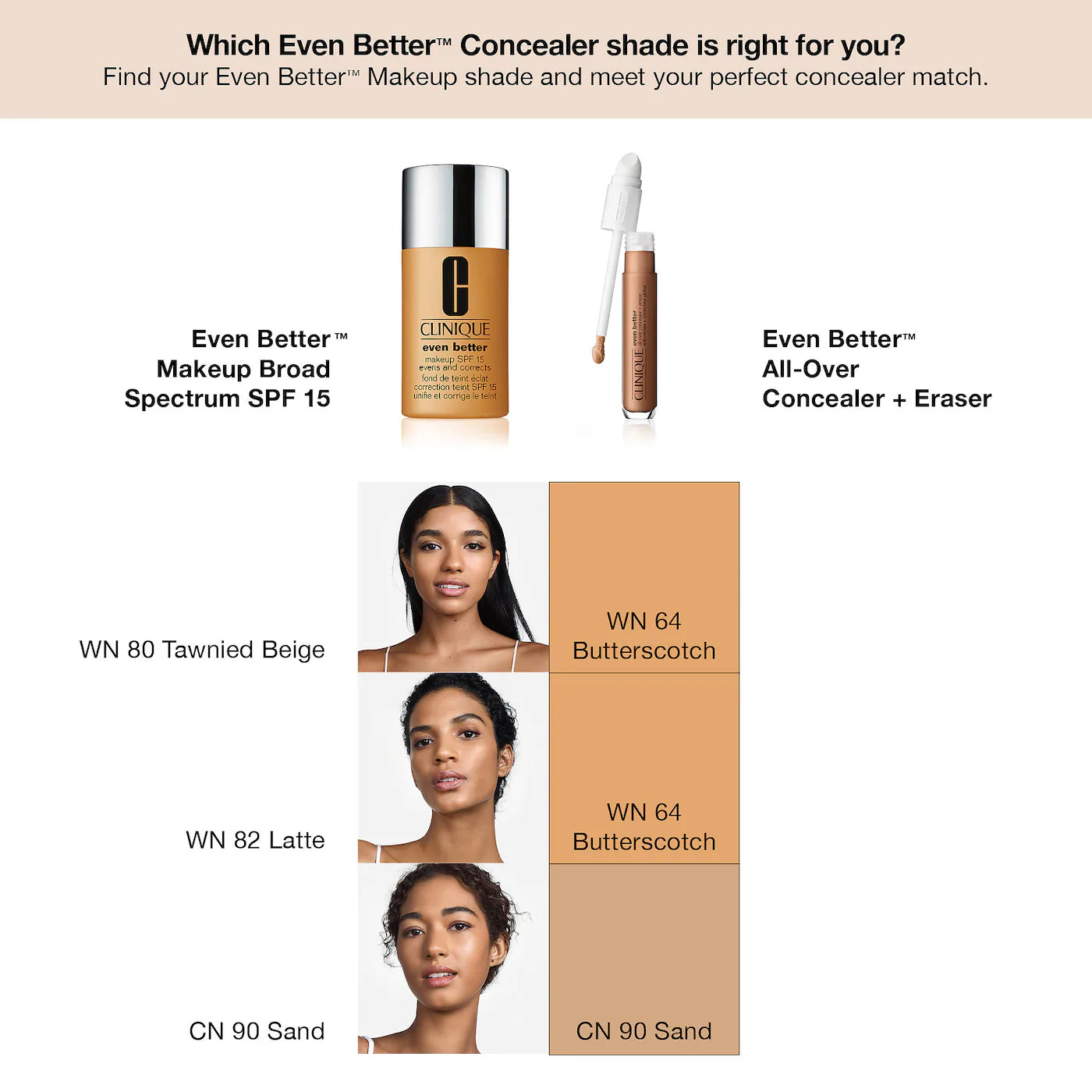 CLINIQUE - Even Better™ All-Over Concealer + Eraser | 6 mL - Medaid