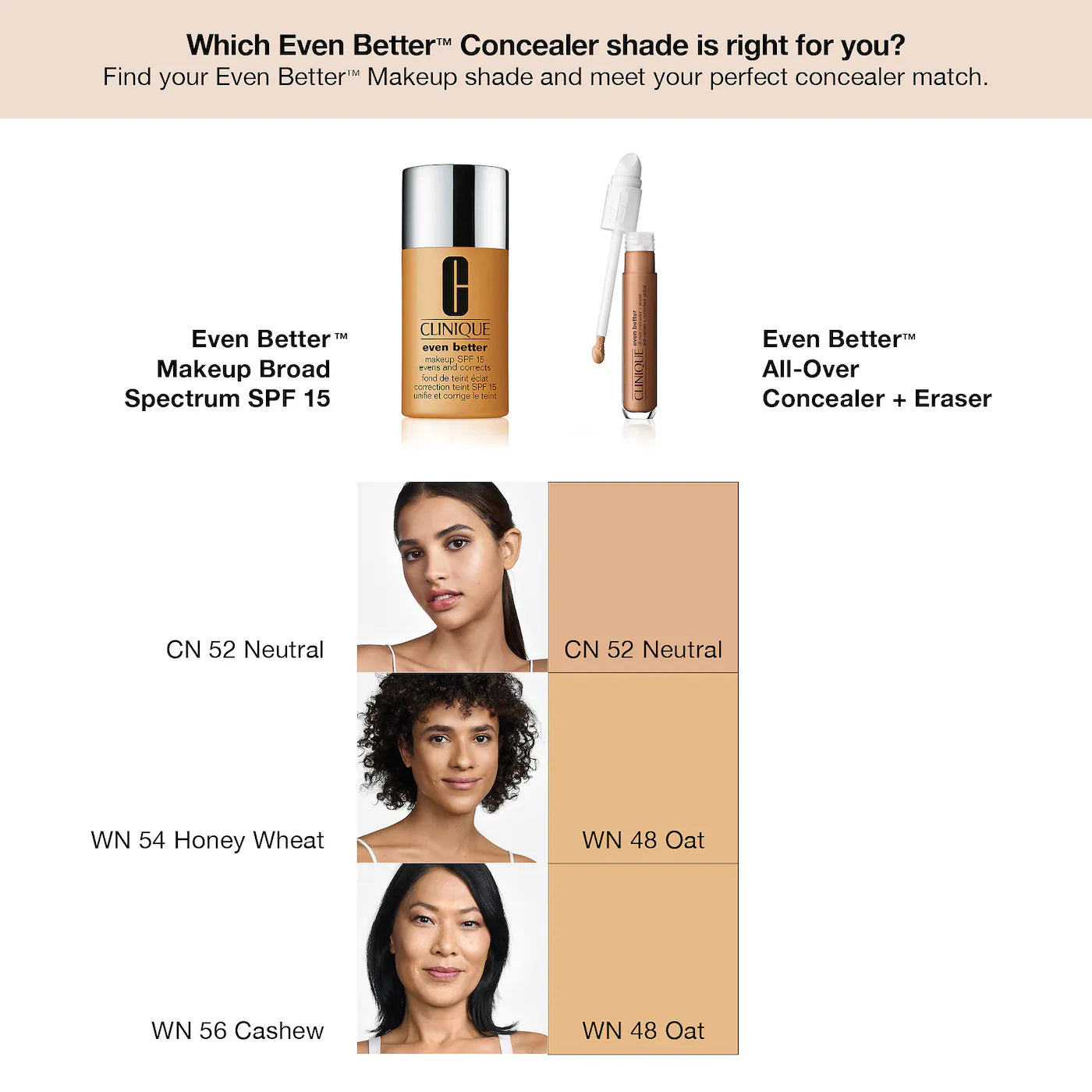 CLINIQUE - Even Better™ All-Over Concealer + Eraser | 6 mL - Medaid