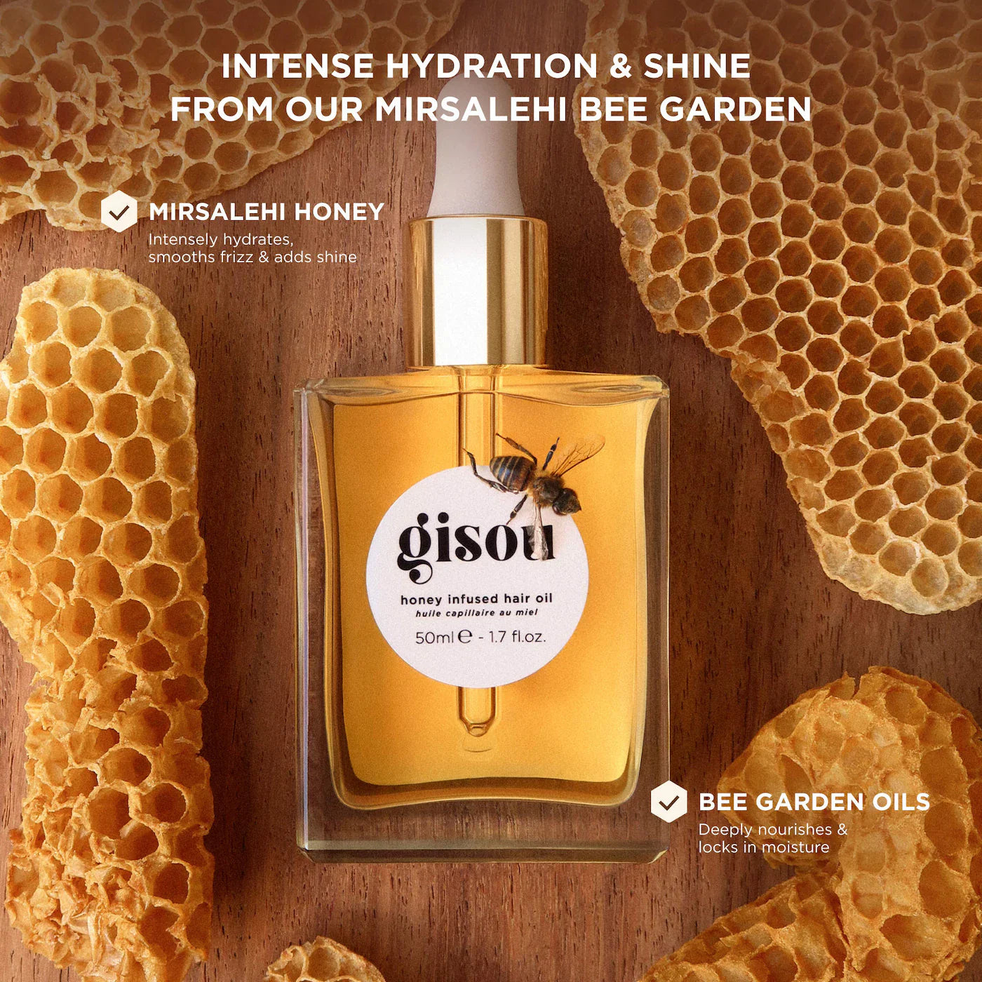 GISOU Mini Honey Infused Hair Oil - Medaid International