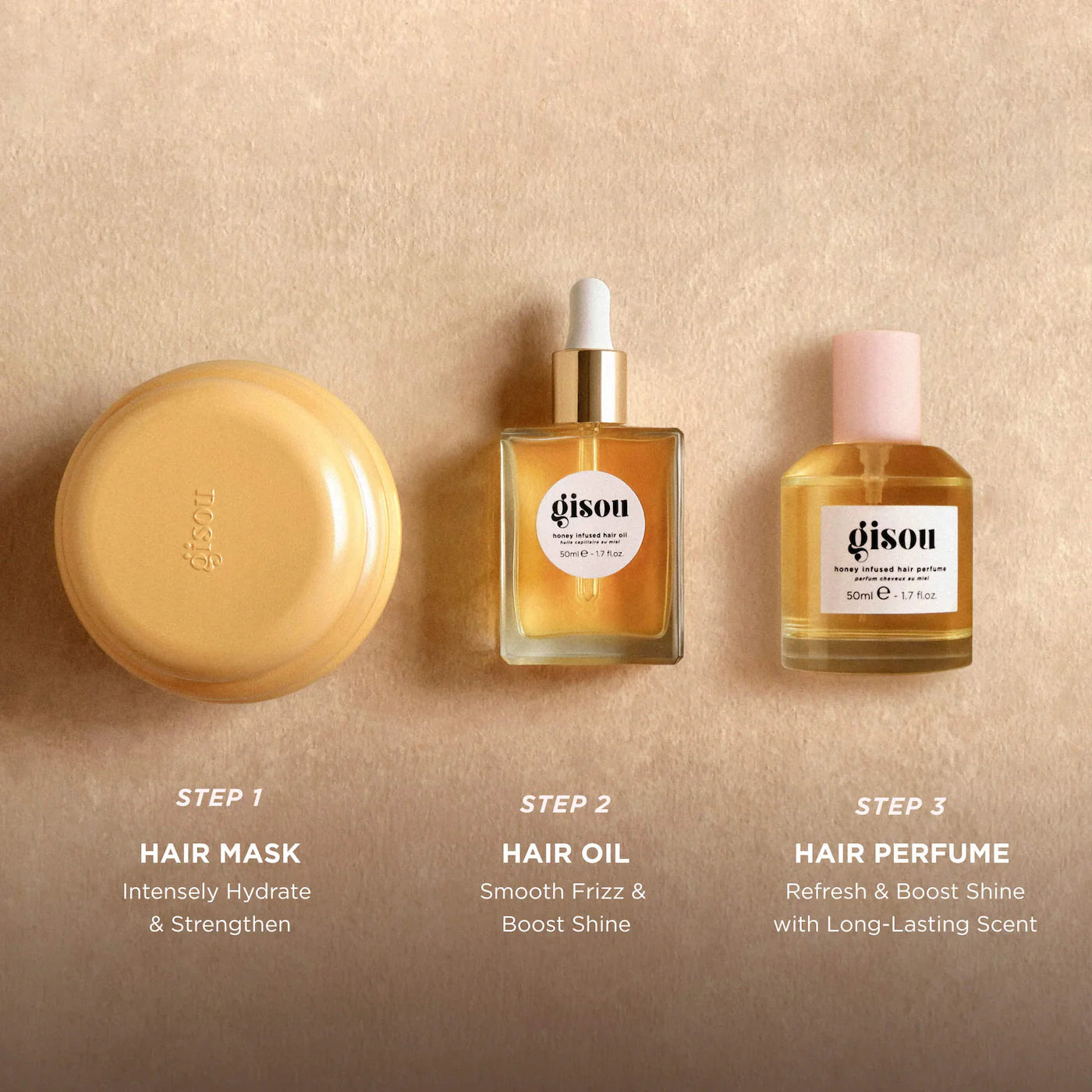 GISOU Mini Honey Infused Hair Oil - Medaid International