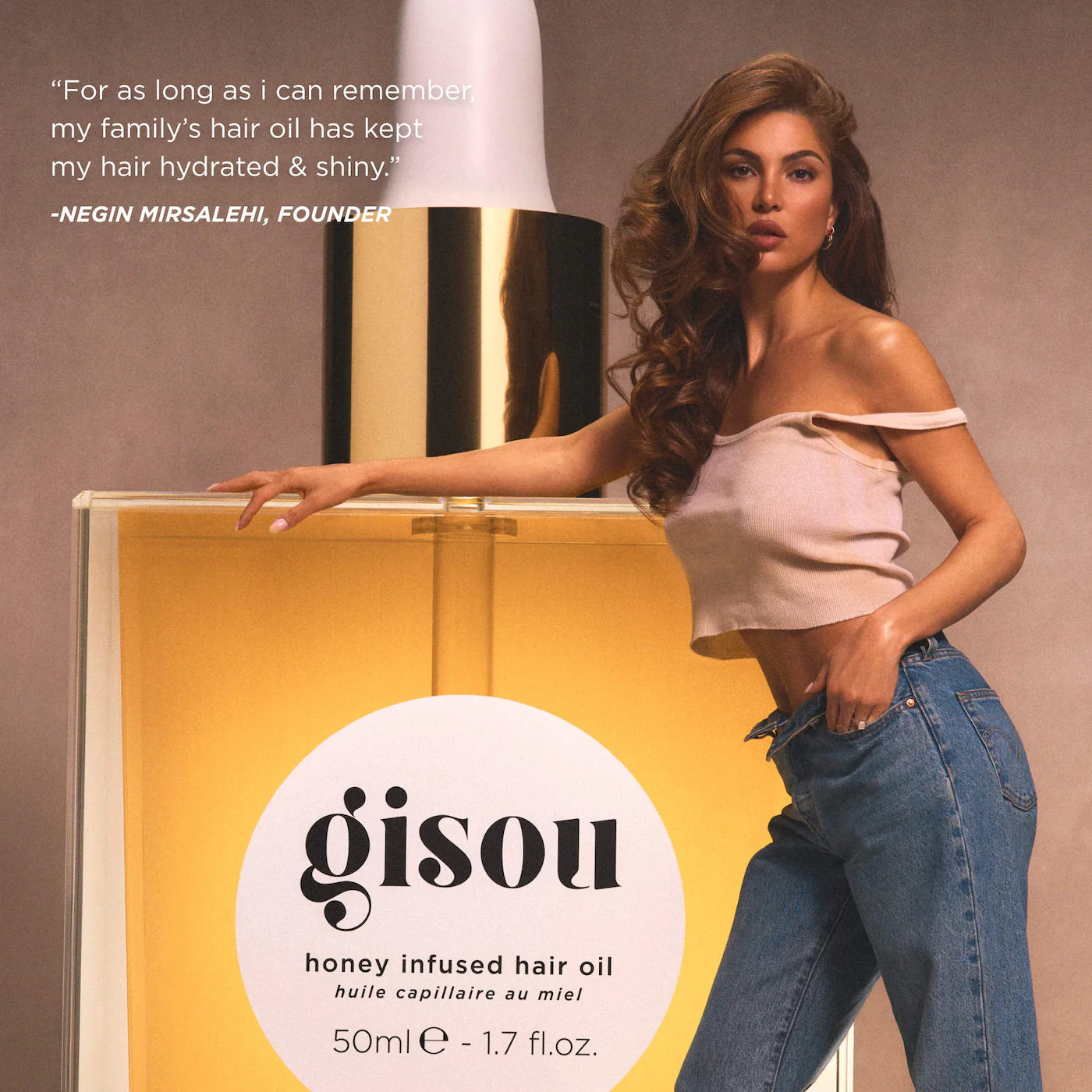 GISOU Mini Honey Infused Hair Oil - Medaid International