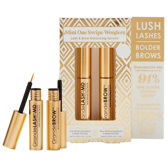 Grande Cosmetics - Mini One Swipe Wonder Lash and Brow Set - Medaid
