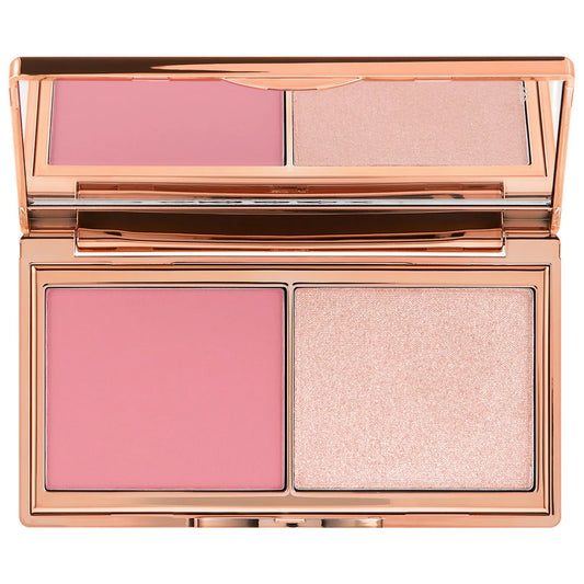 Charlotte Tilbury - Mini Hollywood Blush & Glow Palette | Fair Medium - Medaid