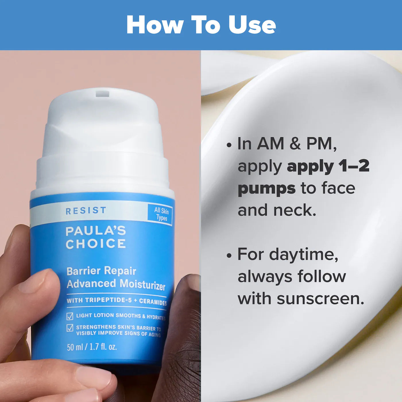 Paula's Choice - RESIST Barrier Repair Advanced Moisturizer with Ceramides | 50 mL - Medaid