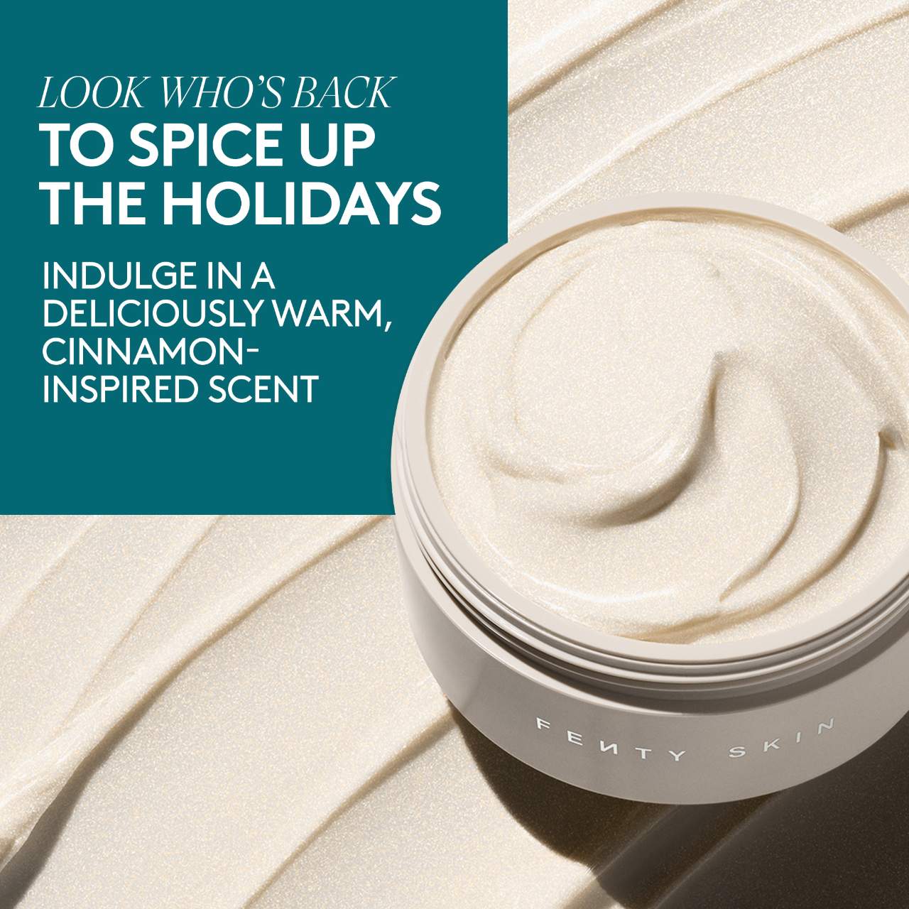 fenty-skin-butta-drop-refillable-warm-cinnamon-shimmering-whipped-oil-body-cream-limited-edition-200-ml - Medaid