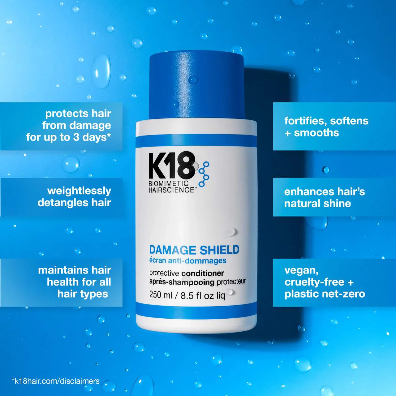 k18-biomimetic-hairscience-damage-shield-protective-conditioner-250-ml - Medaid