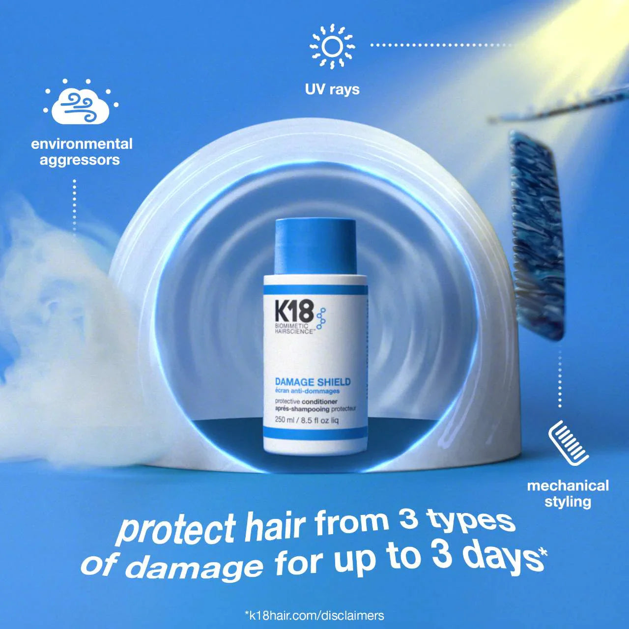 k18-biomimetic-hairscience-damage-shield-protective-conditioner-250-ml - Medaid
