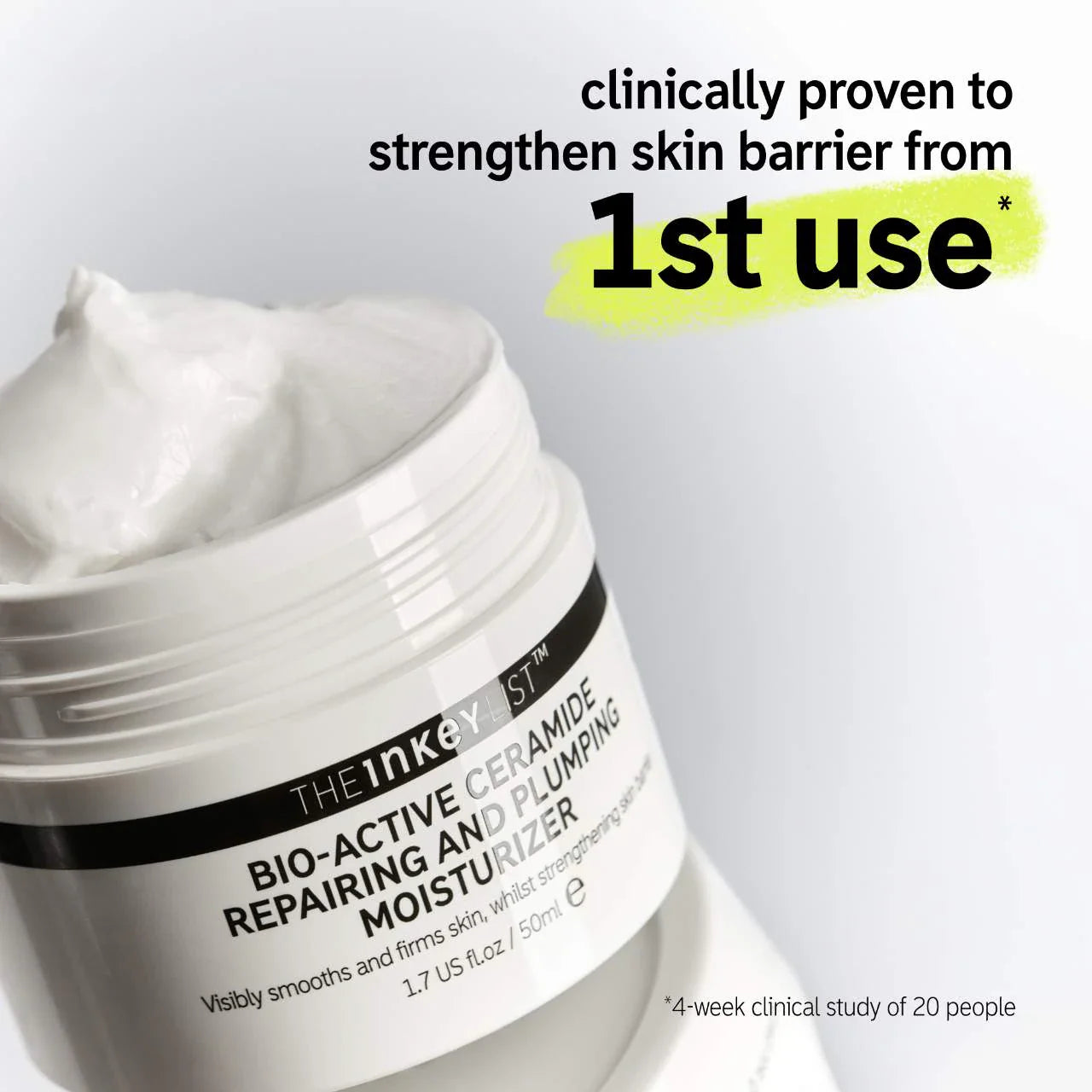 The INKEY List - Bio-Active Ceramide Repairing and Plumping Moisturizer + Barrier Strengthening | 50 mL - Medaid