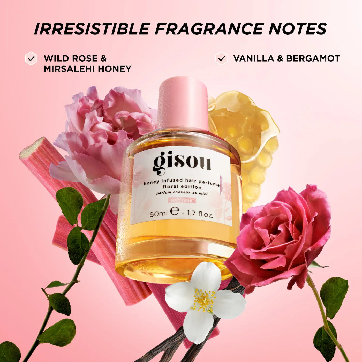 gisou-mini-honey-infused-hair-perfume-wild-rose - Medaid
