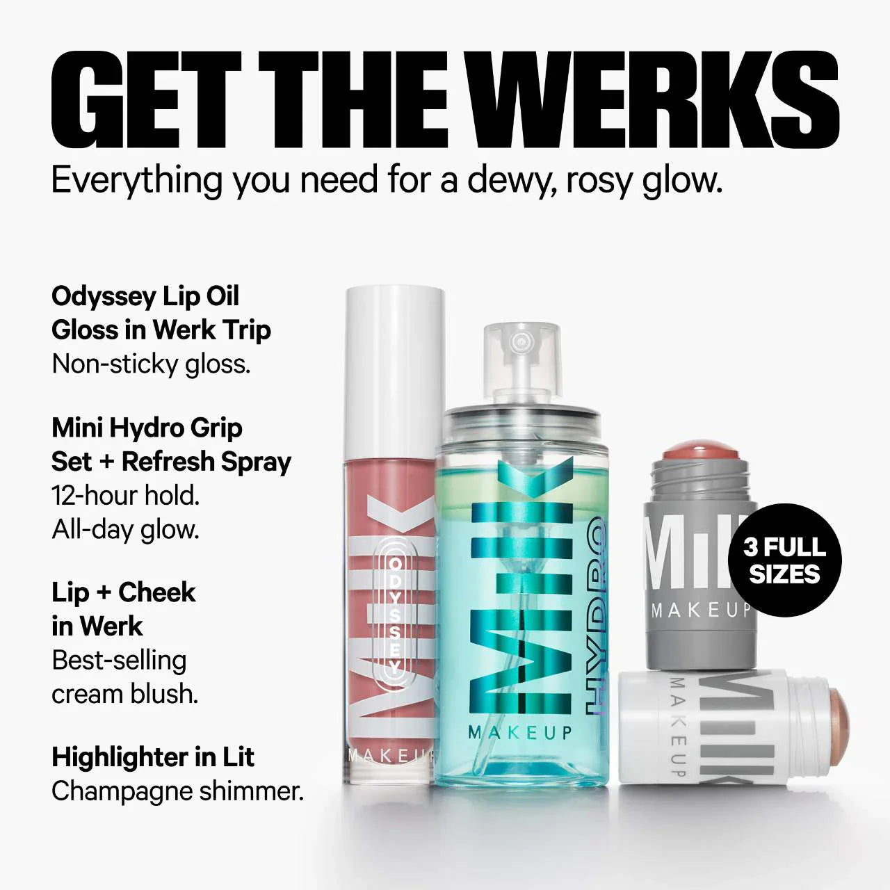 MILK MAKEUP - The Werks Makeup Set - Medaid