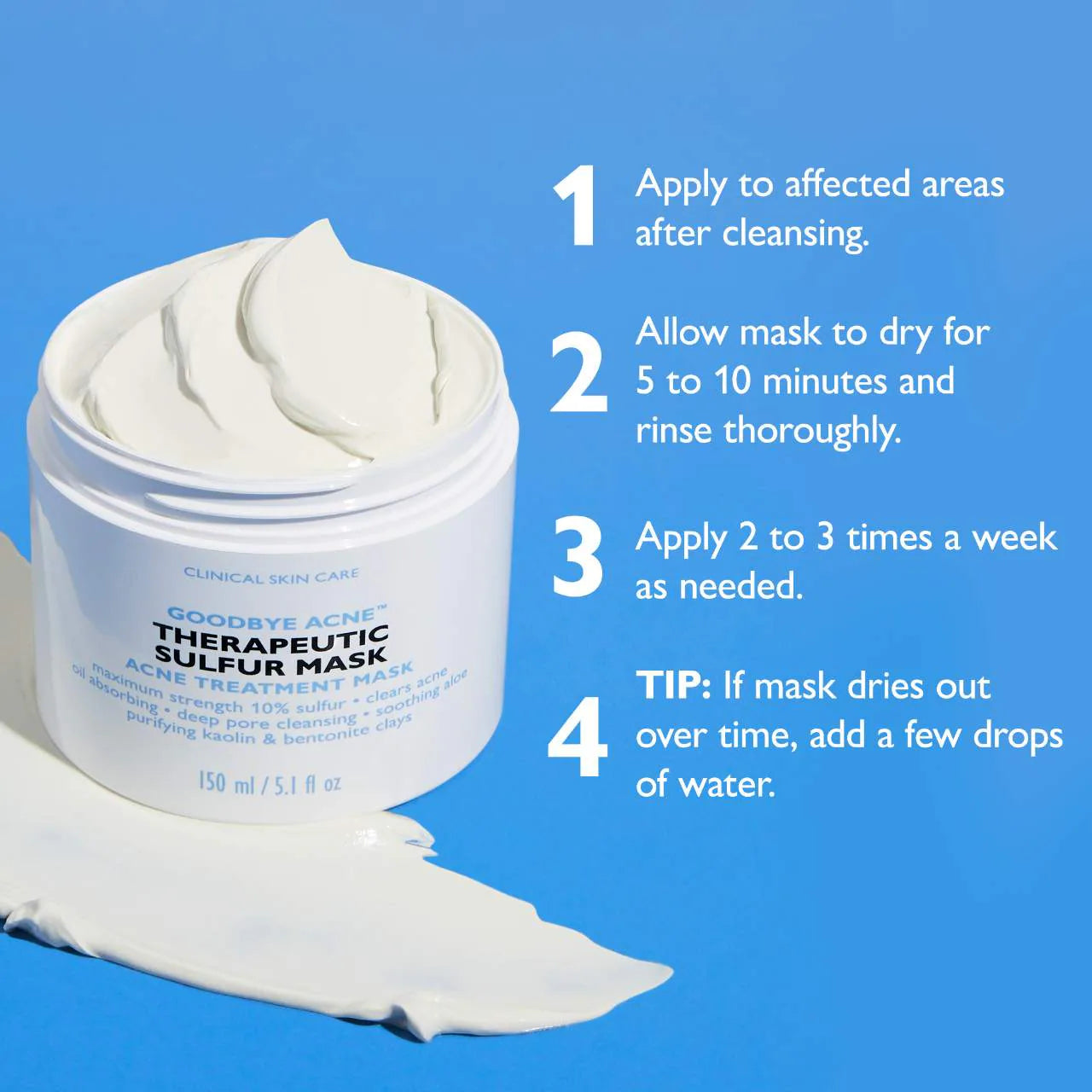Peter Thomas Roth - Goodbye Acne™ Therapeutic Sulfur Mask | 150 mL - Medaid