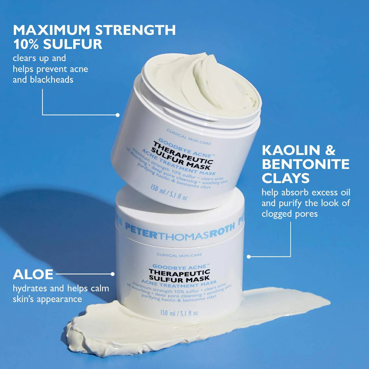Peter Thomas Roth - Goodbye Acne™ Therapeutic Sulfur Mask | 150 mL - Medaid
