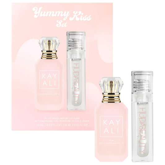KAYALI - YUMMY KISS SET - Yum Marshmallow + Faux Filler Gloss Glassy - Medaid International