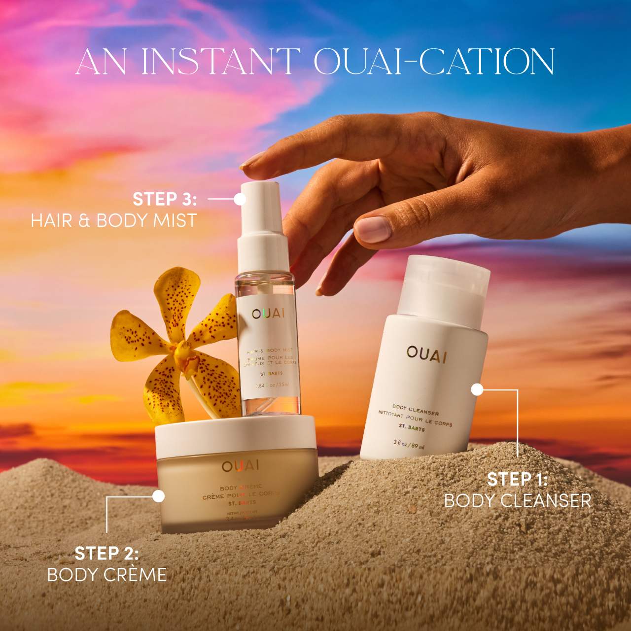 OUAI - Mini St. Bart’s Body Set - Medaid