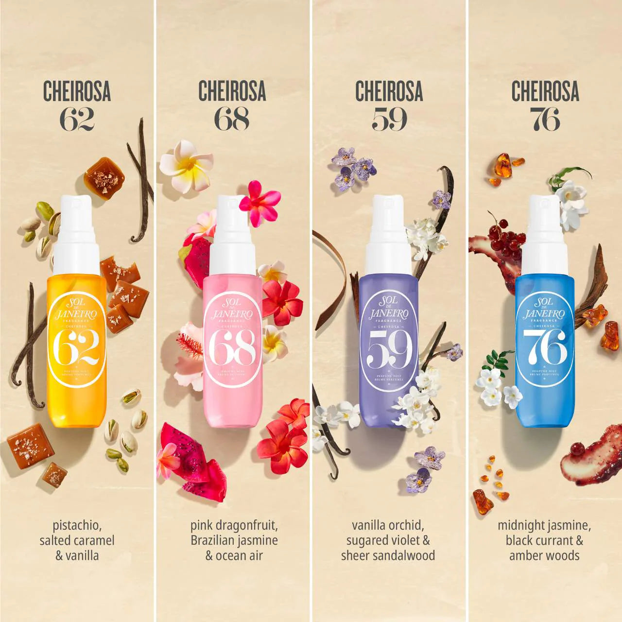 SOL DE JANEIRO - Cheirosa Perfume Mist Set | NEW LIMITED EDITION SPRING 2025 - Medaid