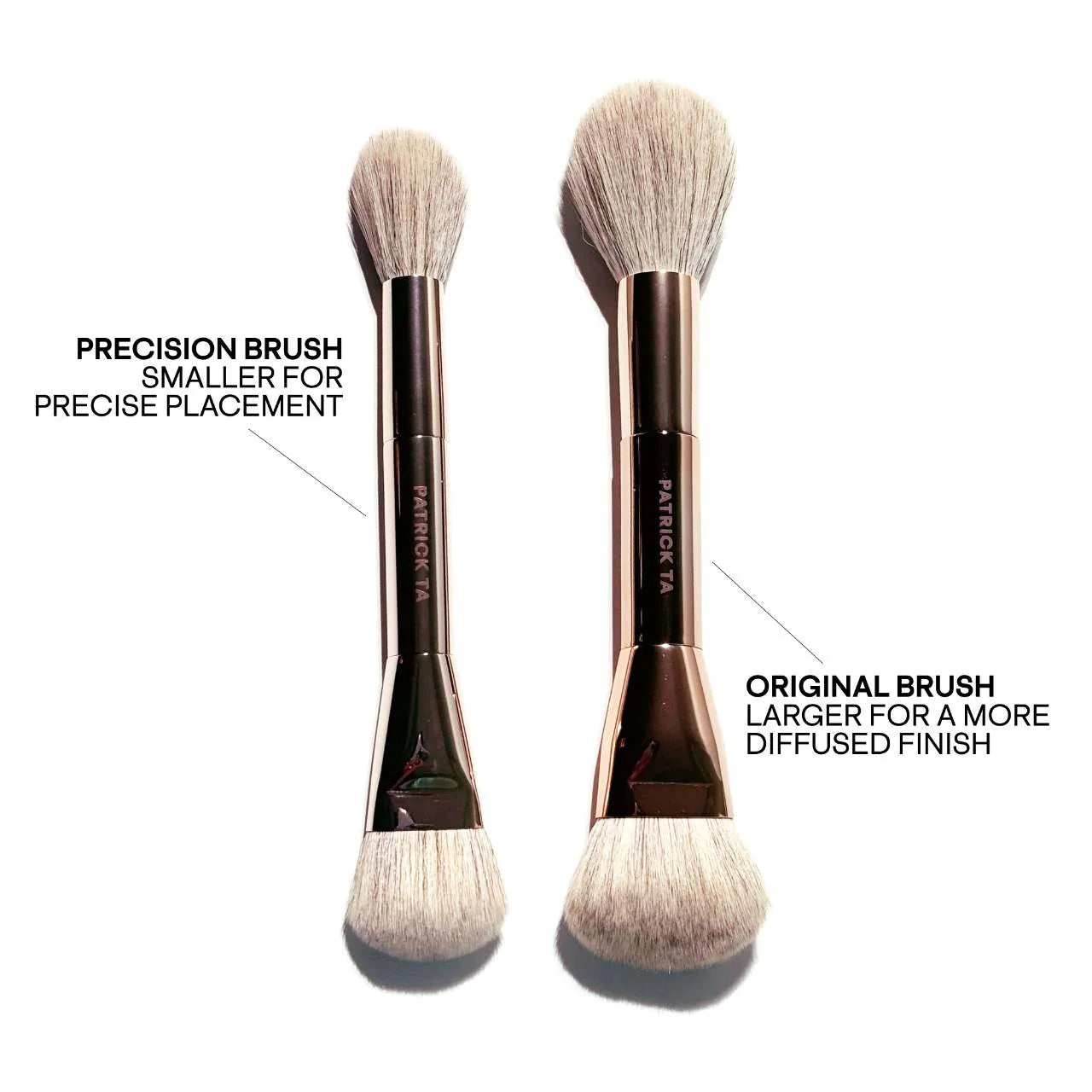PATRICK TA - Dual Ended Precision Blush Brush - Medaid