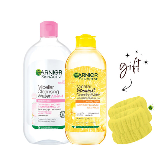 Garnier The Famous Duo Bundle At 15% Off + Free Wrist Band