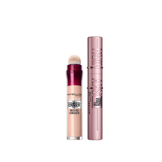 Maybelline Sky High Mascara  x Eraser Concealer Bundle with 15% OFF - Medaid