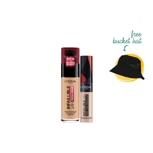 20% OFF L'Oréal Paris - Infallible 24H Fresh Wear Foundation + L'Oréal Paris - Infaillible Full Wear Concealer - Medaid