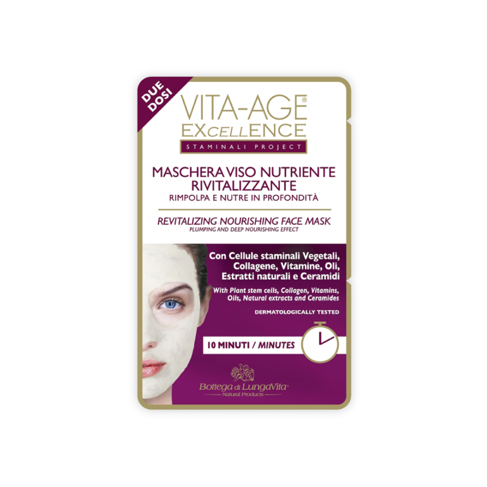 Vita-Age Excellence Revitalizing Nourishing Face Mask - 2*7.5 ml - Medaid