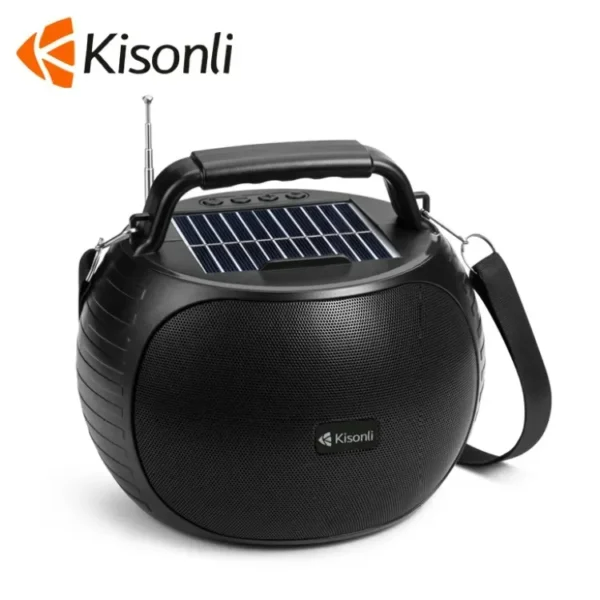Kisonli SC22 Portable 10W Solar Power Stereo Speaker - Medaid International