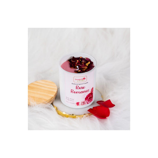 SCENTED STORIES SOY WAX CANDLE - ROSE ROMANCEE - Medaid International