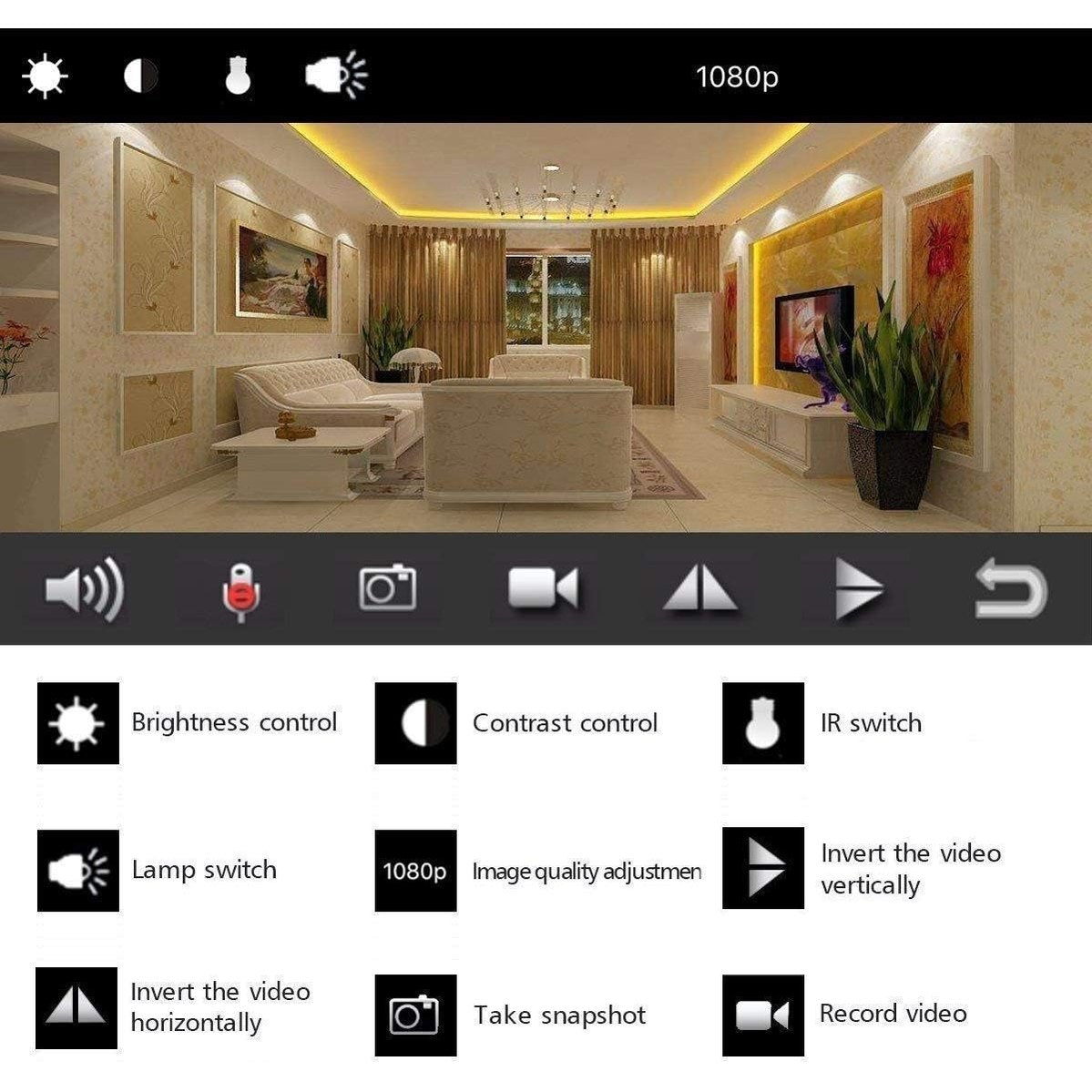 1080P Portable WiFi Hidden Camera