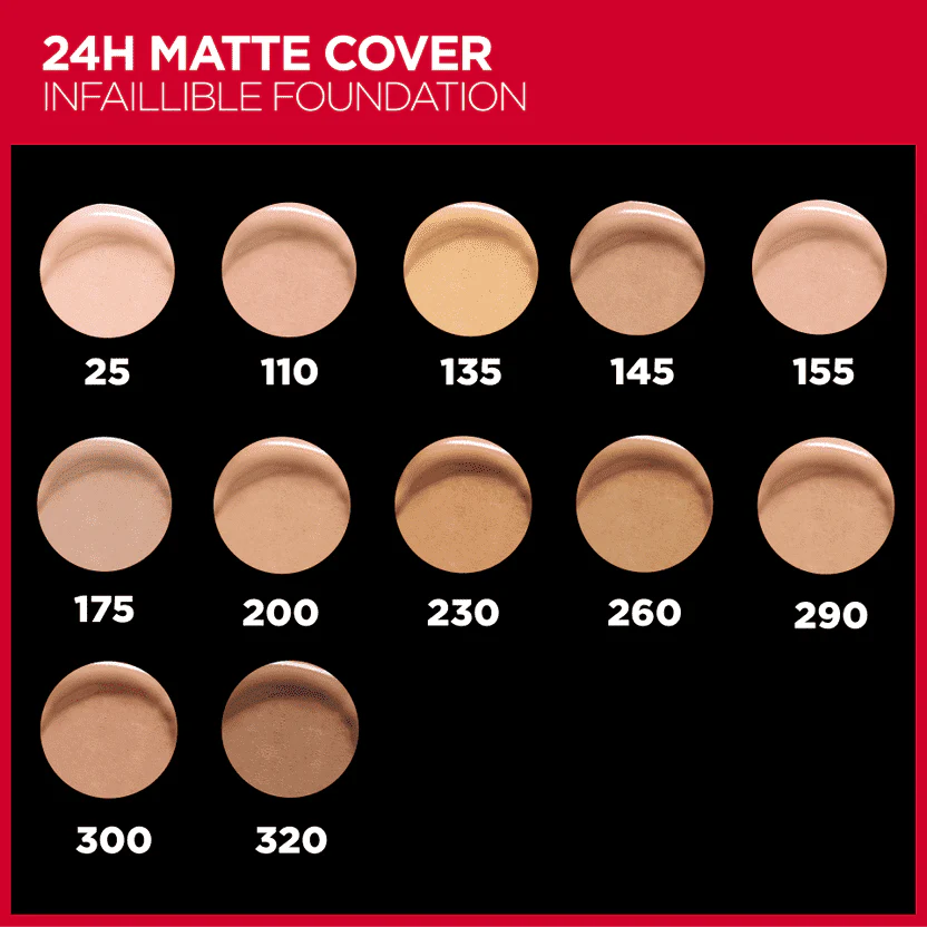 Infallible 24H Matte Cover Foundation - Medaid - Lebanon