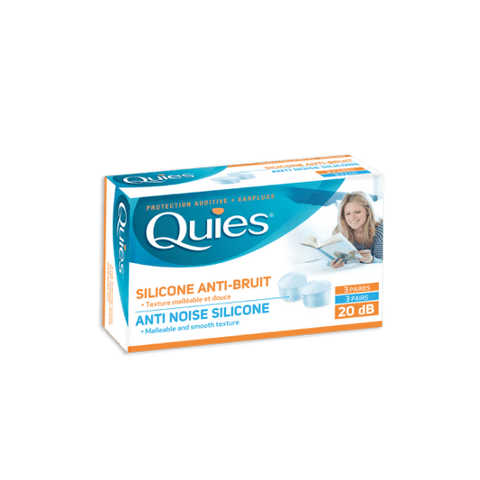 Quies Anti-Noise Silicone Earplugs - Medaid