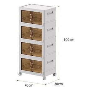 4-Layer Multi-Function Storage Cabinet