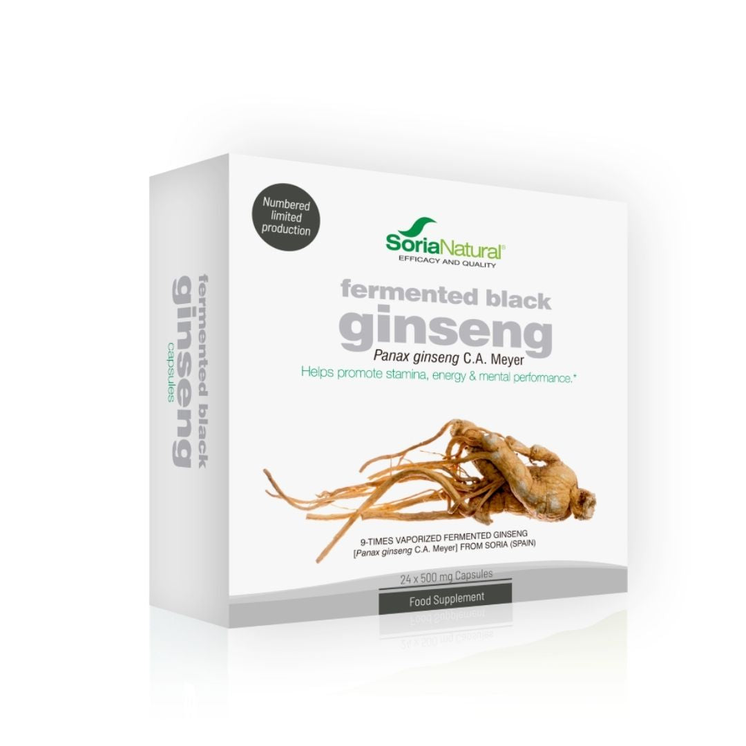 Soria Natural Fermented Black Ginseng 24 Capsules - Medaid