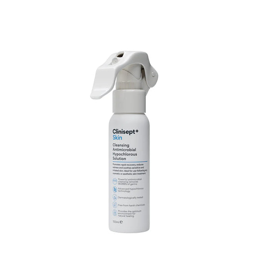 Clinisept+ - Skin Cleansing Antimicrobial Hypochlorous Solution 100ml - Medaid International
