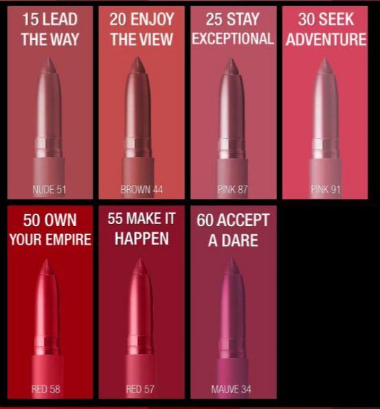 maybelline superstay ink crayon lipstick ( 7 shades) - Medaid