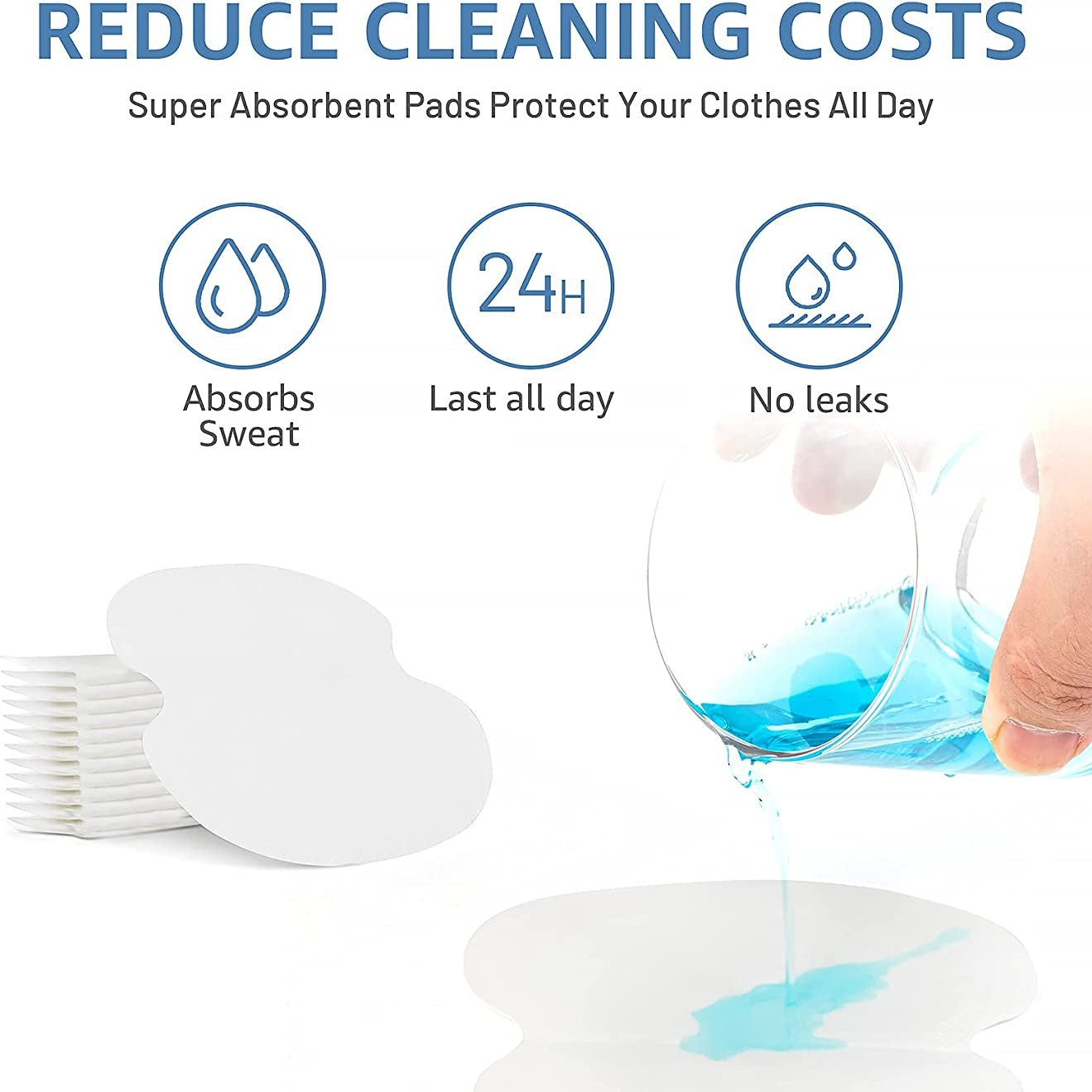 Underarm Anti-Sweat Pads For Women And Men