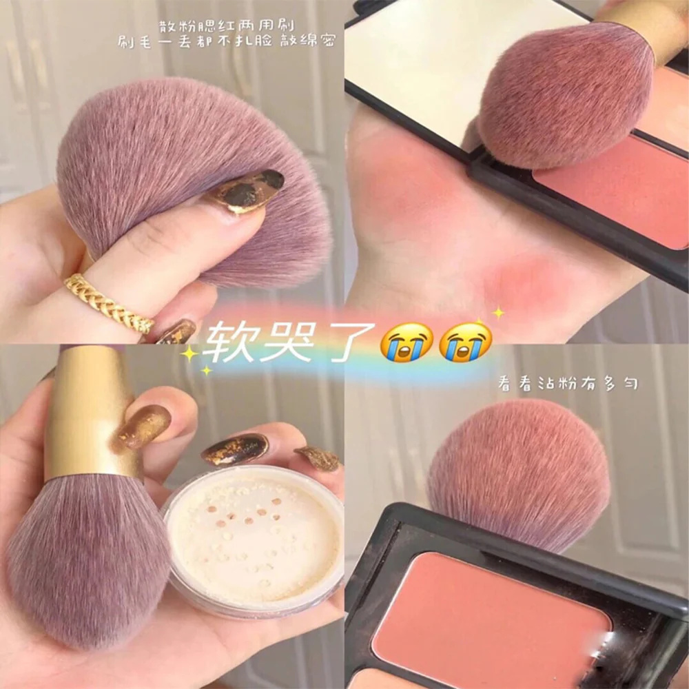 Cute Makeup Brushes Set Purple 9Pcs Soft Brushes Beauty Tool - Medaid International