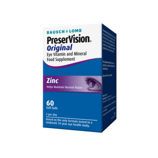 Bausch + Lomb - Preservision Original Zinc 60 Capsules - Medaid International