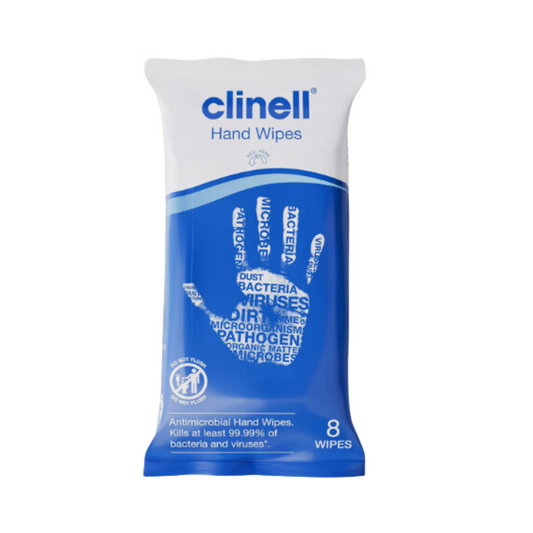 Clinell - Hand Wipes 8 Wipes - Medaid International