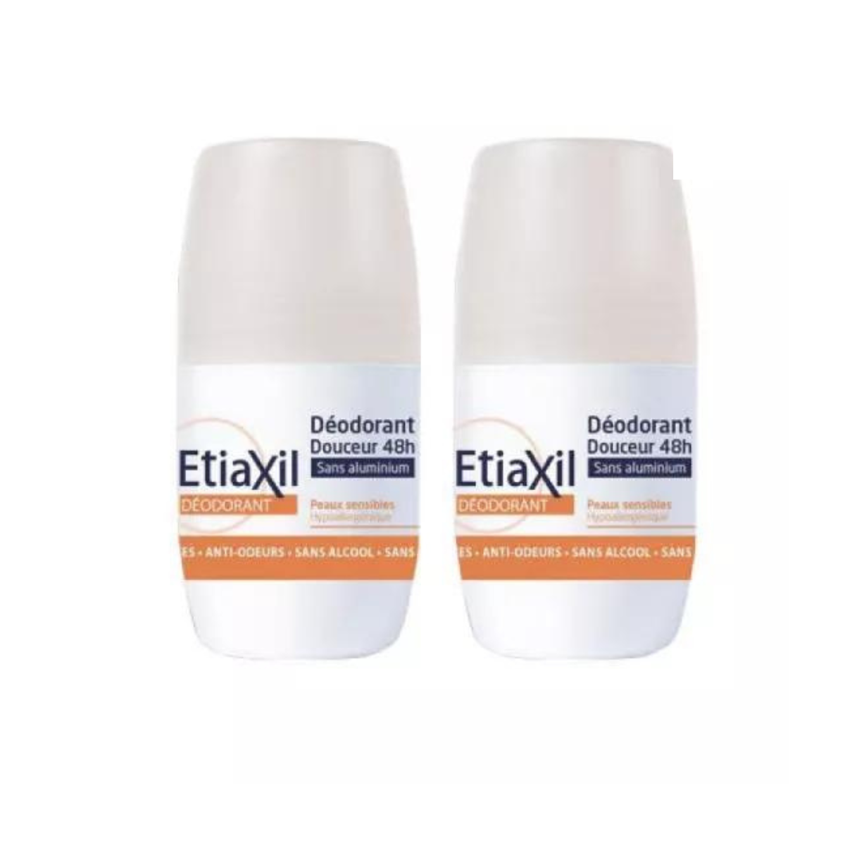 Etiaxil - Gentle Deodorant 48H Roll-On Aluminium Free 2 x 50ml - Medaid International