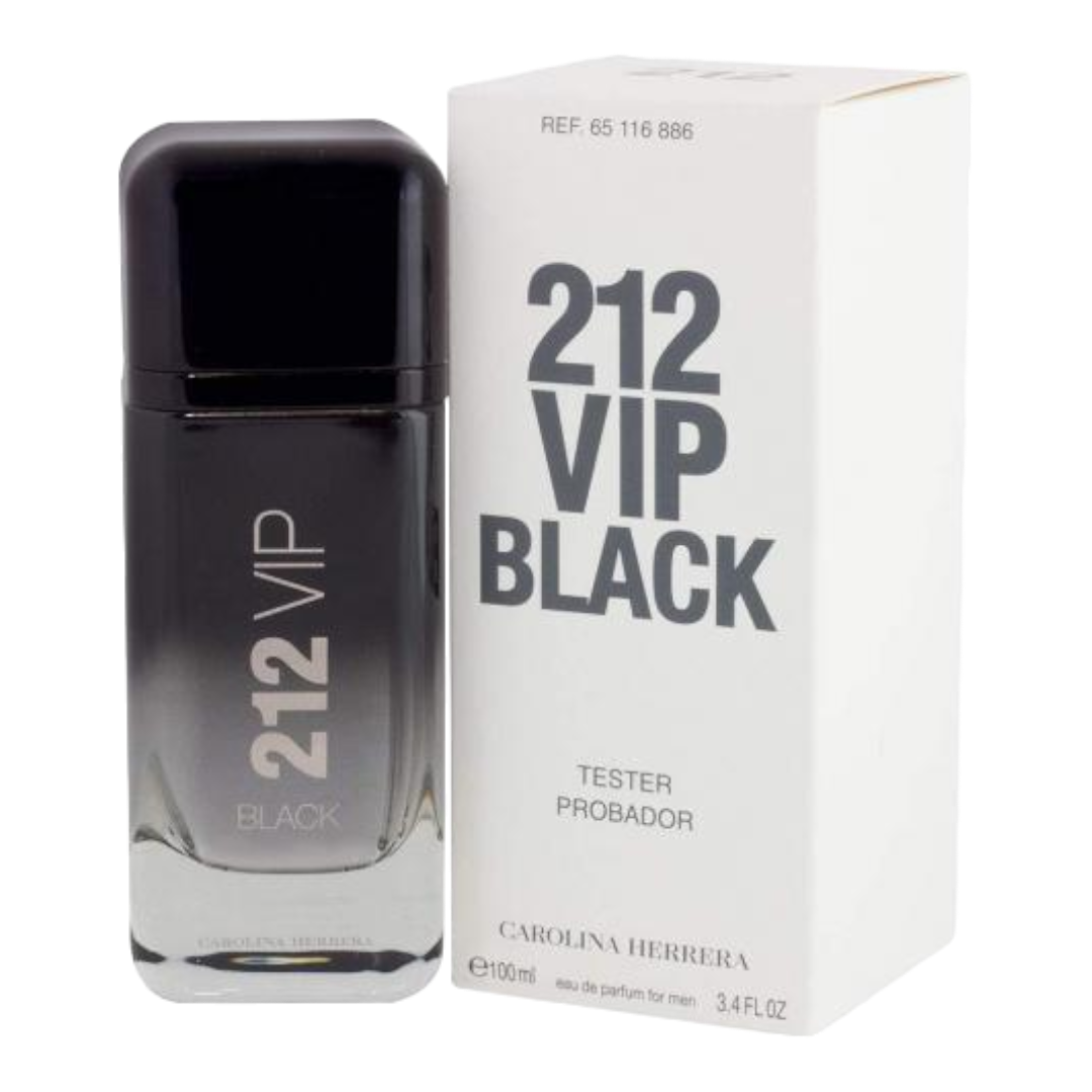 TESTER Carolina Herrera 212 Vip Black Eau De Parfum Pour Homme - 100ml - Medaid