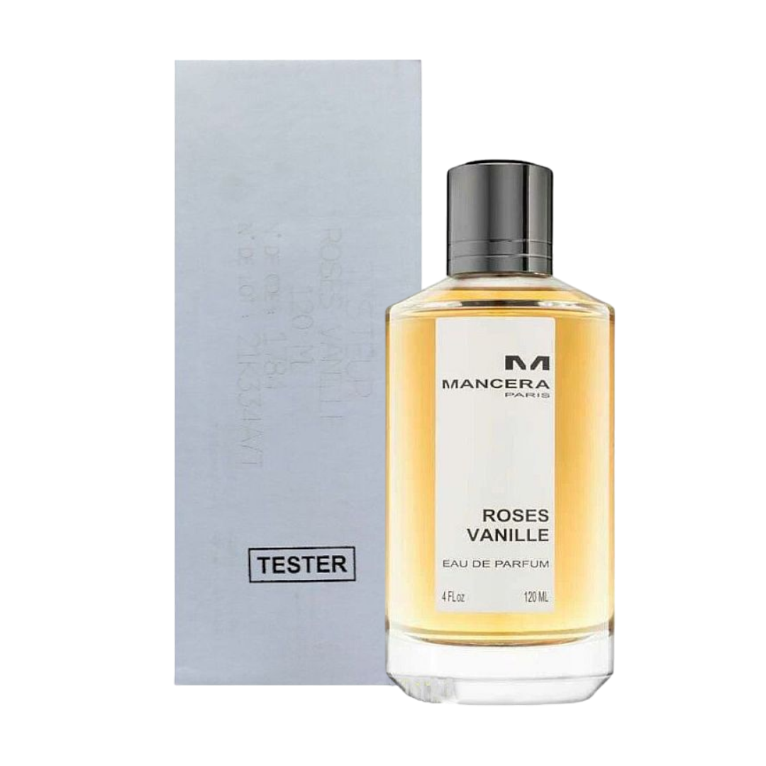 TESTER Mancera Roses Vanille Eau De Parfum Pour Homme & Femme - 120ml - Medaid