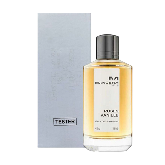 TESTER Mancera Roses Vanille Eau De Parfum Pour Homme & Femme - 120ml - Medaid